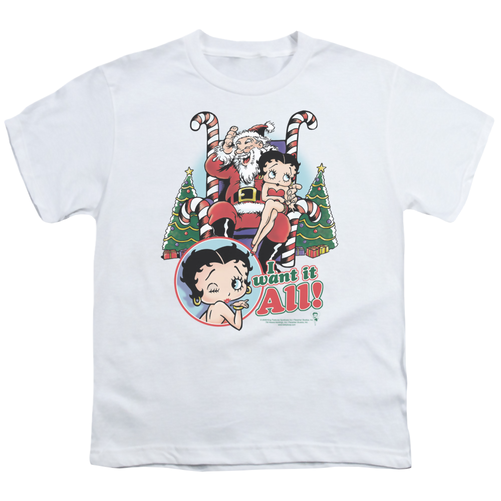Betty Boop I Want It All - Youth T-Shirt