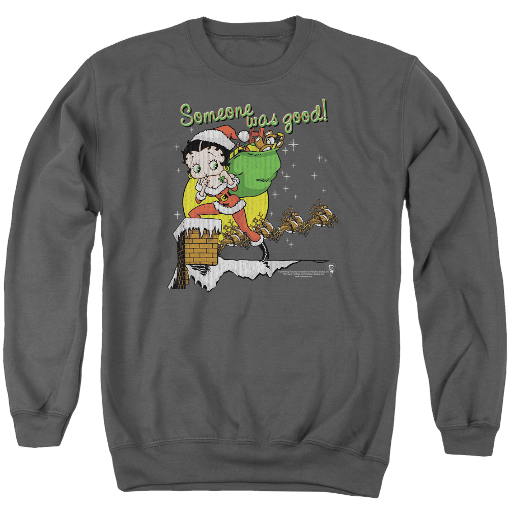 Betty Boop Chimney - Men's Crewneck Sweatshirt