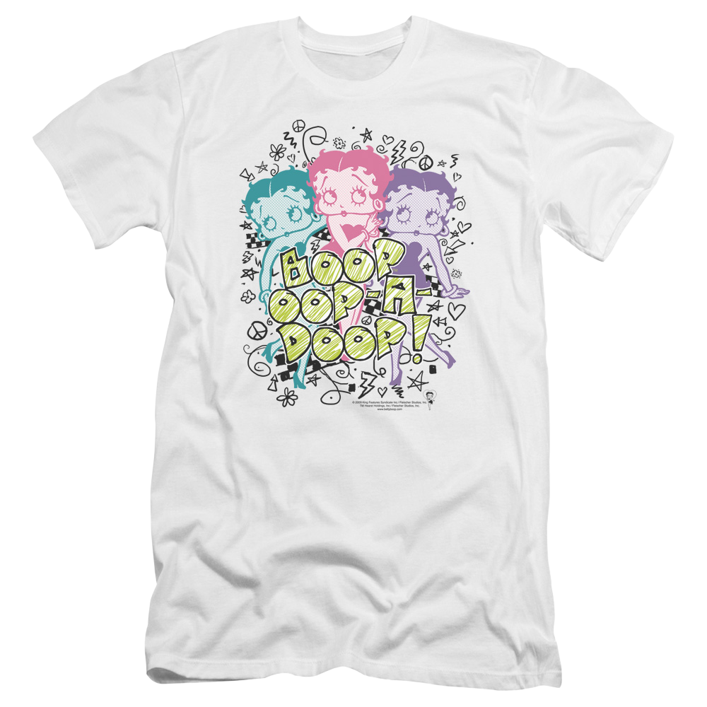Betty Boop Sketch - Men's Premium Slim Fit T-Shirt