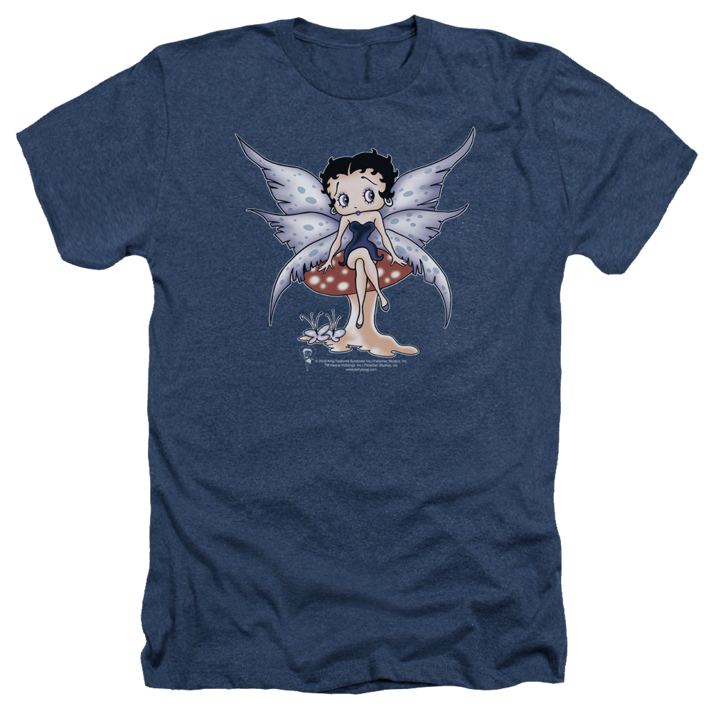 Betty Boop Mushroom Fairy - Men's Heather T-Shirt