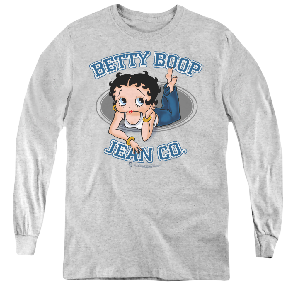 Betty Boop Jean Co - Youth Long Sleeve T-Shirt