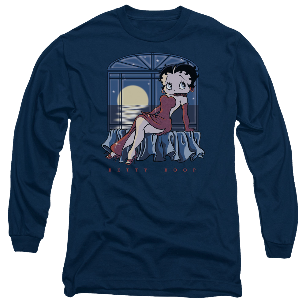 Betty Boop Moonlight - Men's Long Sleeve T-Shirt