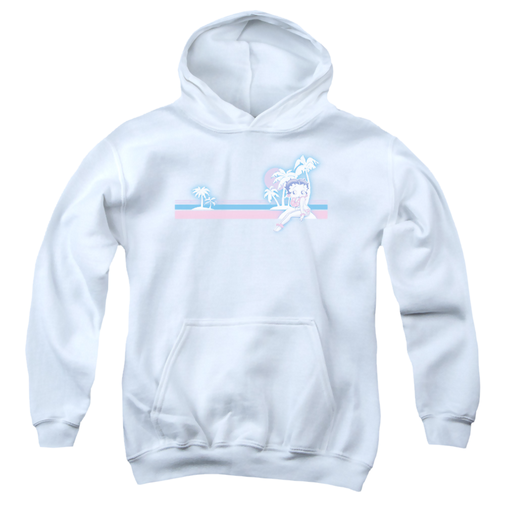 Betty Boop Reto Surf Band - Youth Hoodie