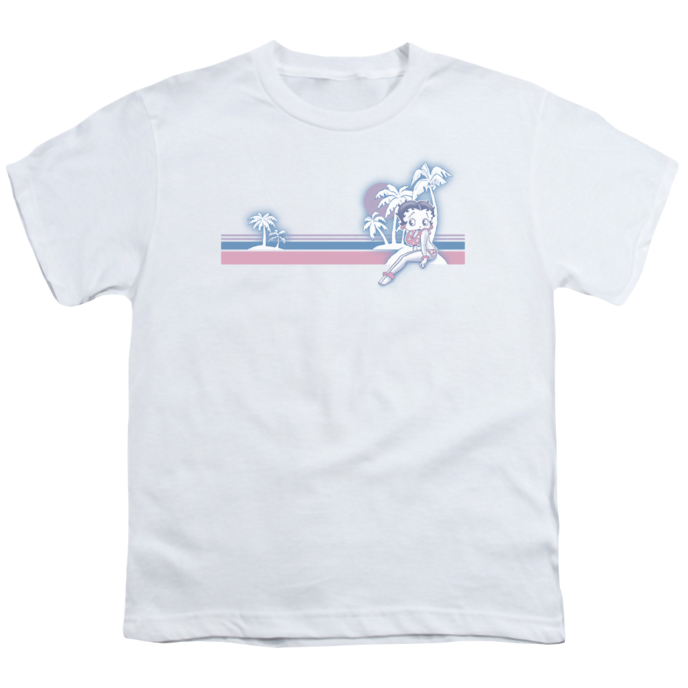 Betty Boop Reto Surf Band - Youth T-Shirt