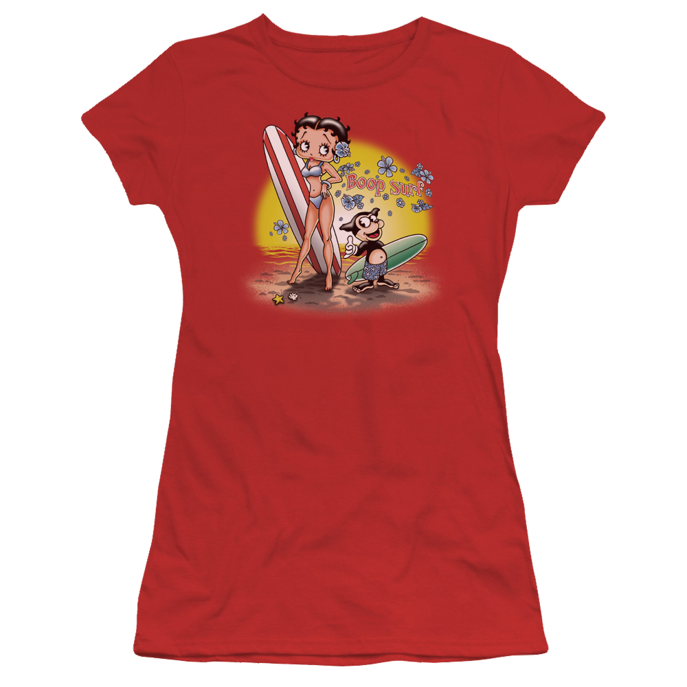 Betty Boop Surf - Juniors T-Shirt