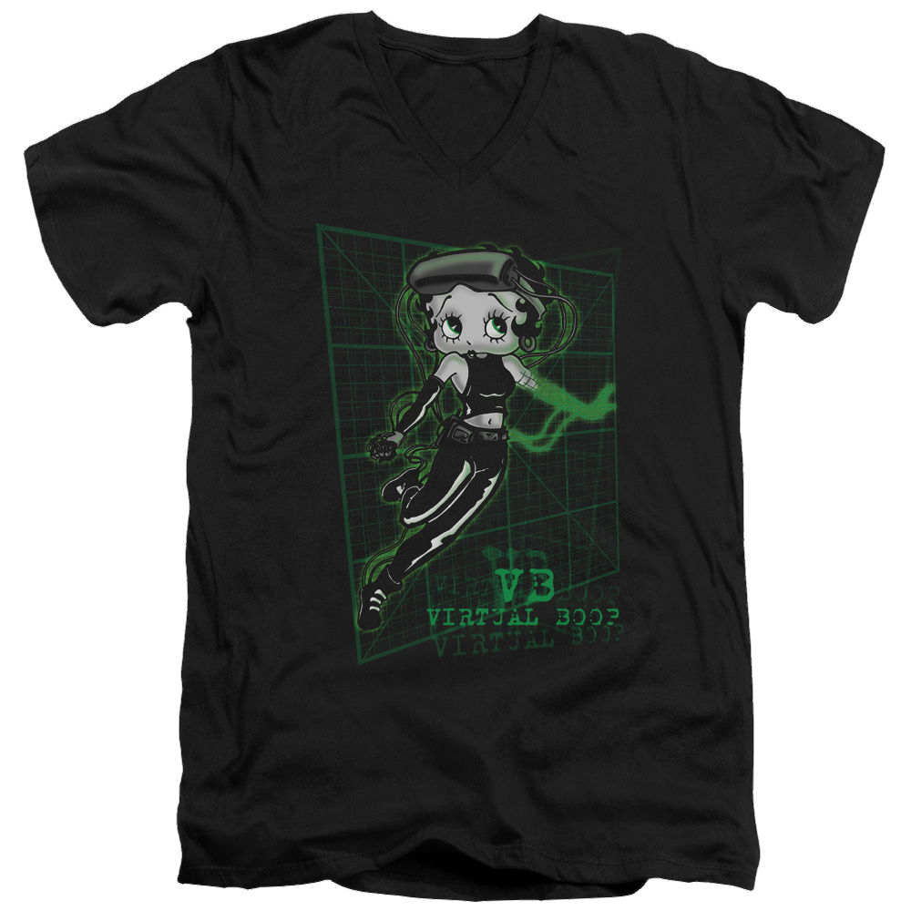 Betty Boop Virtual Boop - Men's V-Neck T-Shirt