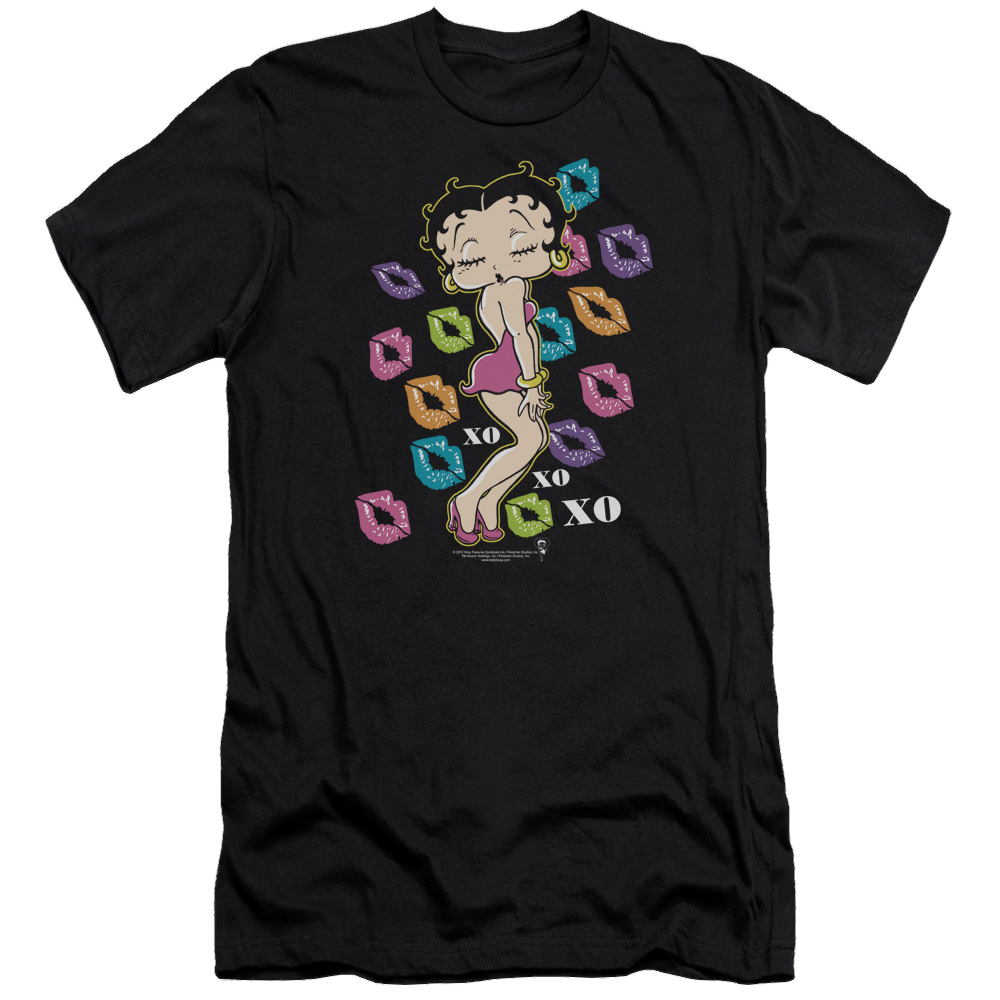 Betty Boop Tripple Xo - Men's Premium Slim Fit T-Shirt
