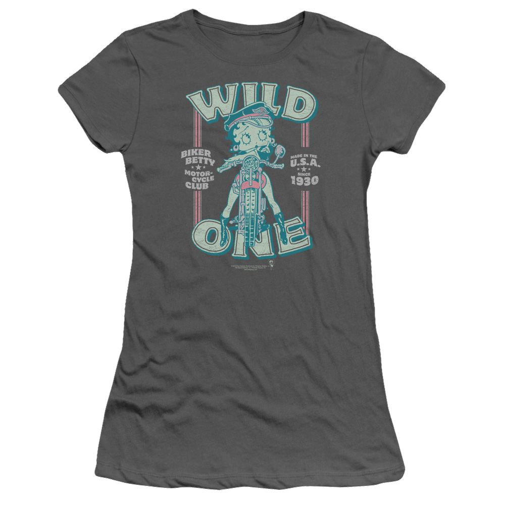 Betty Boop Wild One - Juniors T-Shirt