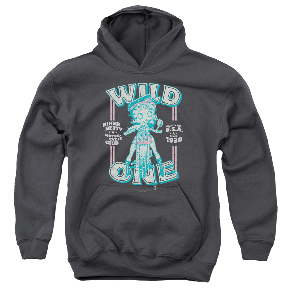 Betty Boop Wild One - Youth Hoodie