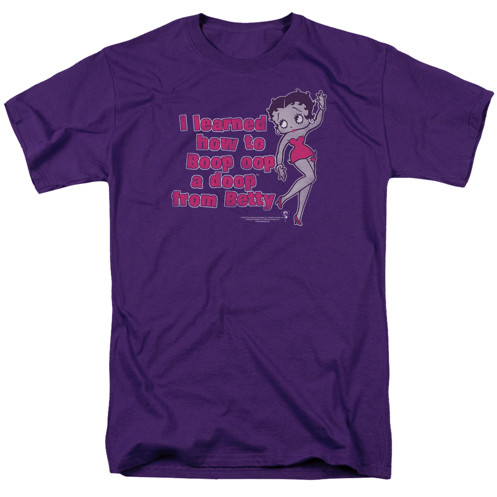 Betty Boop Learned From Betty - Men's Regular Fit T-Shirt