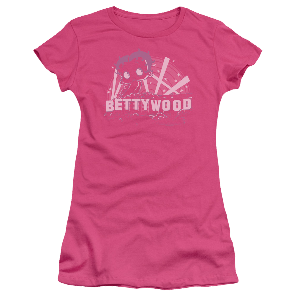 Betty Boop Bettywood - Juniors T-Shirt