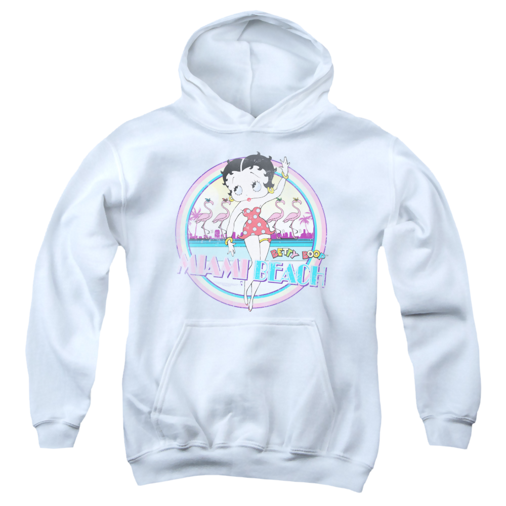 Betty Boop Miami Beach - Youth Hoodie