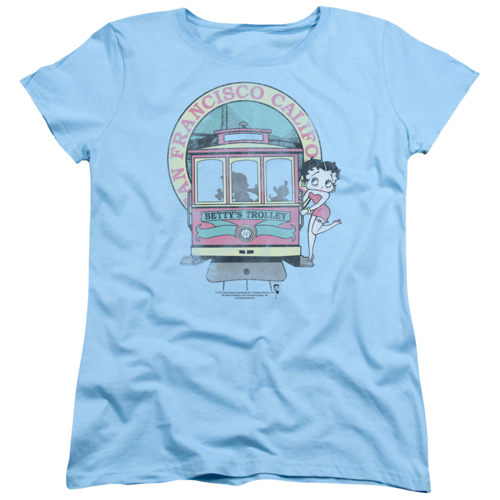 Betty Boop Bettys Trolley - Women's T-Shirt
