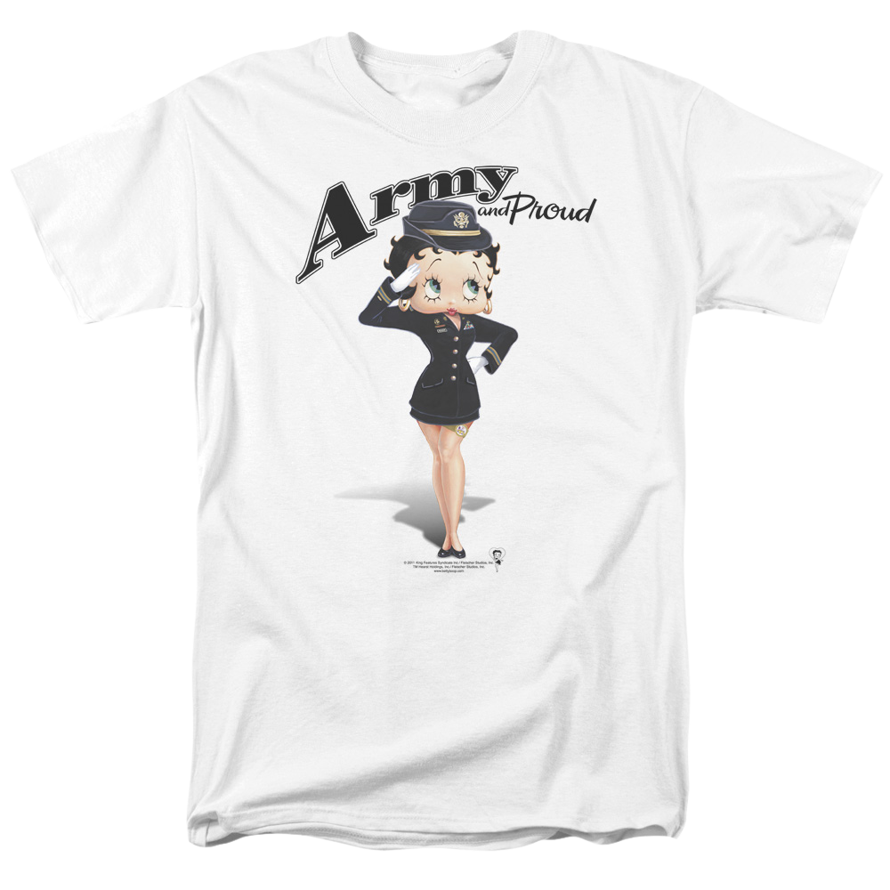 Betty Boop Army Boop - Men's Regular Fit T-Shirt