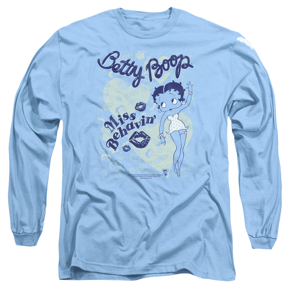 Betty Boop Miss Behavin - Men's Long Sleeve T-Shirt
