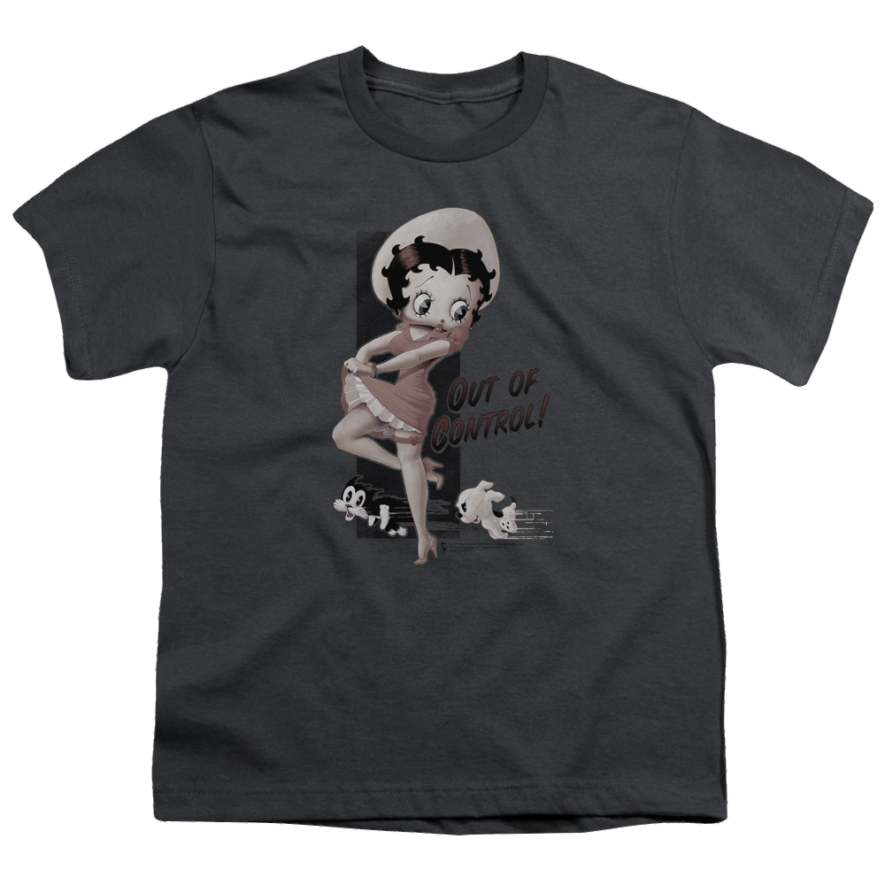 Betty Boop Out Of Control - Youth T-Shirt