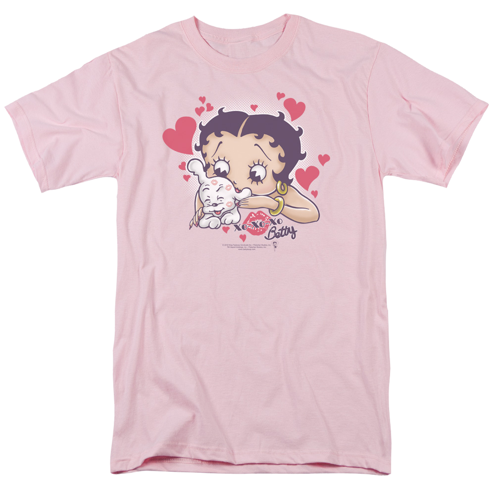 Betty Boop Puppy Love - Men's Regular Fit T-Shirt