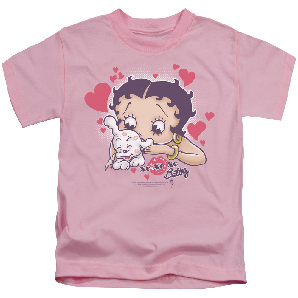 Betty Boop Puppy Love - Kid's T-Shirt