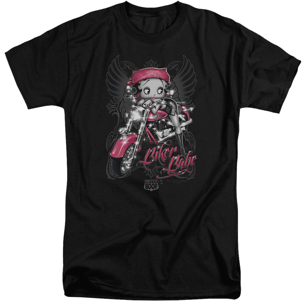 Betty Boop Biker Babe - Men's Tall Fit T-Shirt