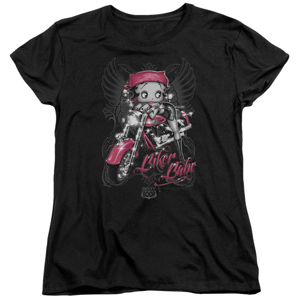 Betty Boop Biker Babe - Women's T-Shirt