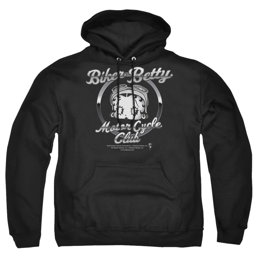 Betty Boop Chromed Logo - Pullover Hoodie