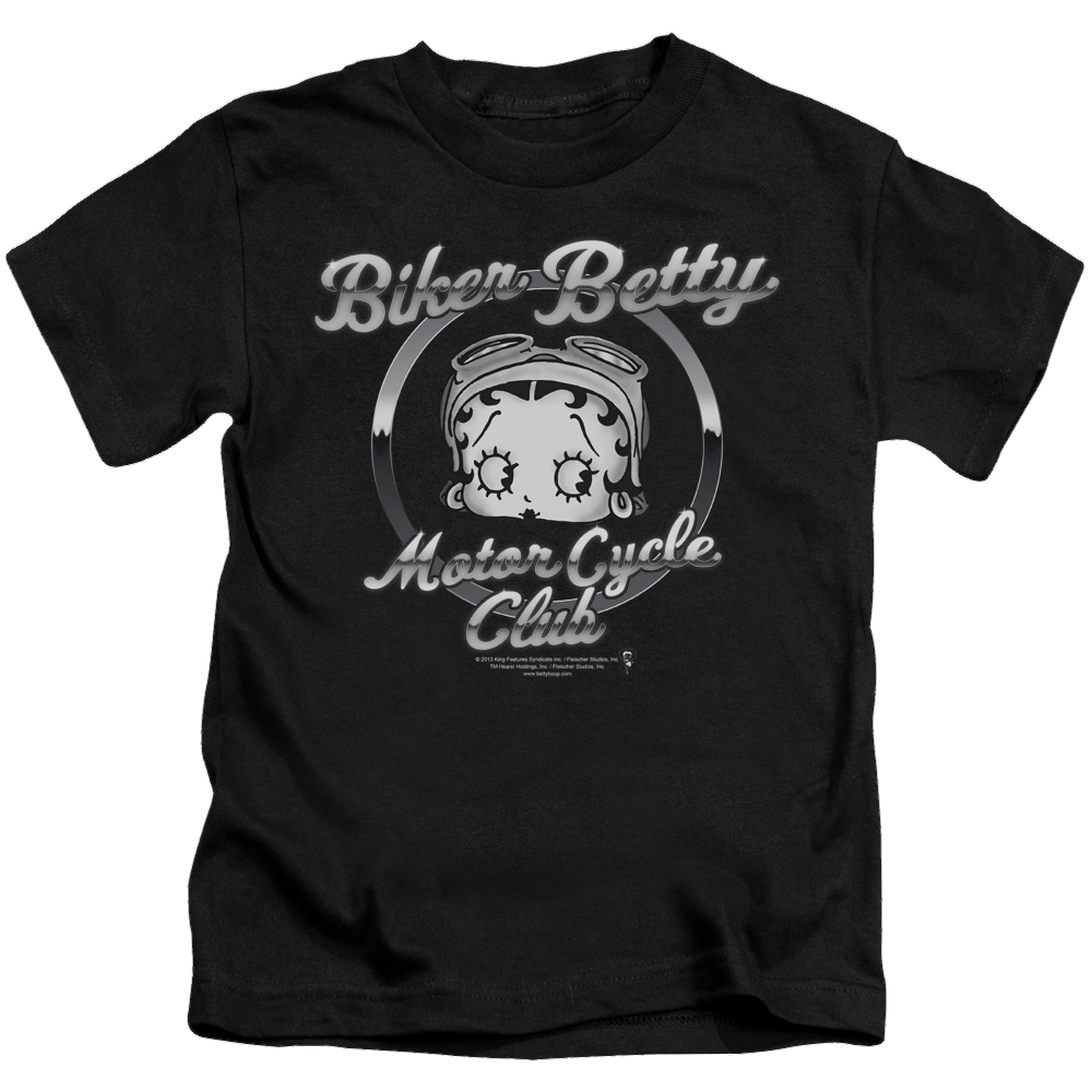 Betty Boop Chromed Logo - Kid's T-Shirt