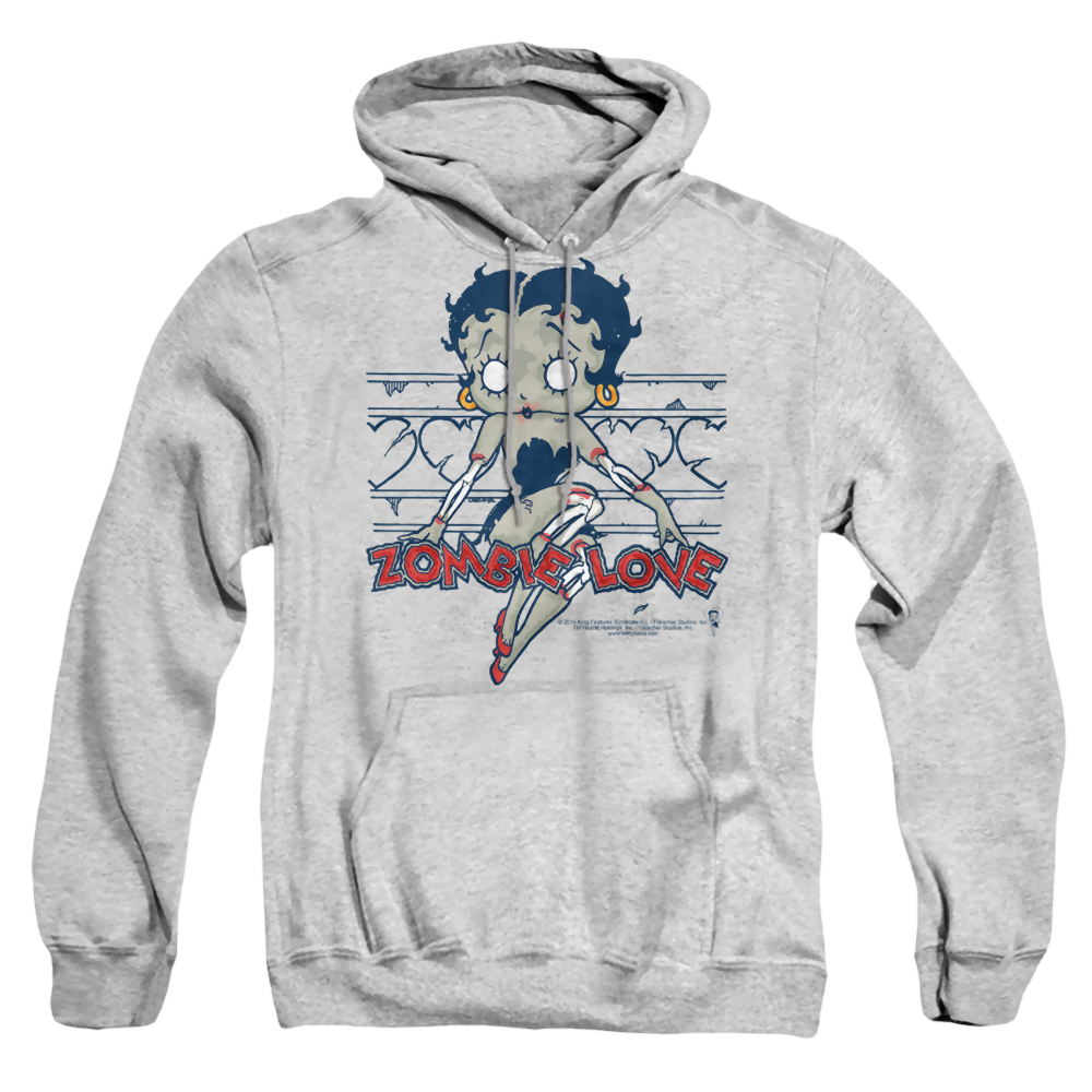 Betty Boop Zombie Pinup - Pullover Hoodie