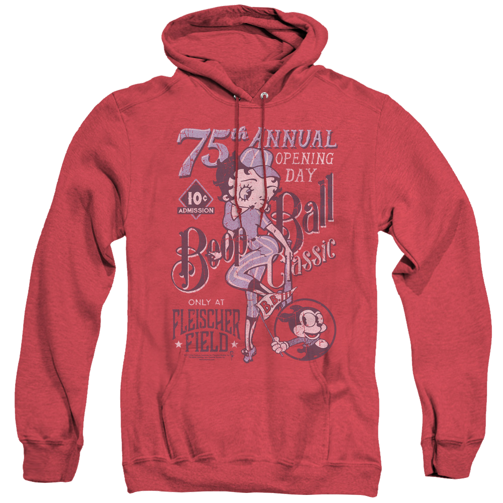 Betty Boop Boop Ball - Heather Pullover Hoodie