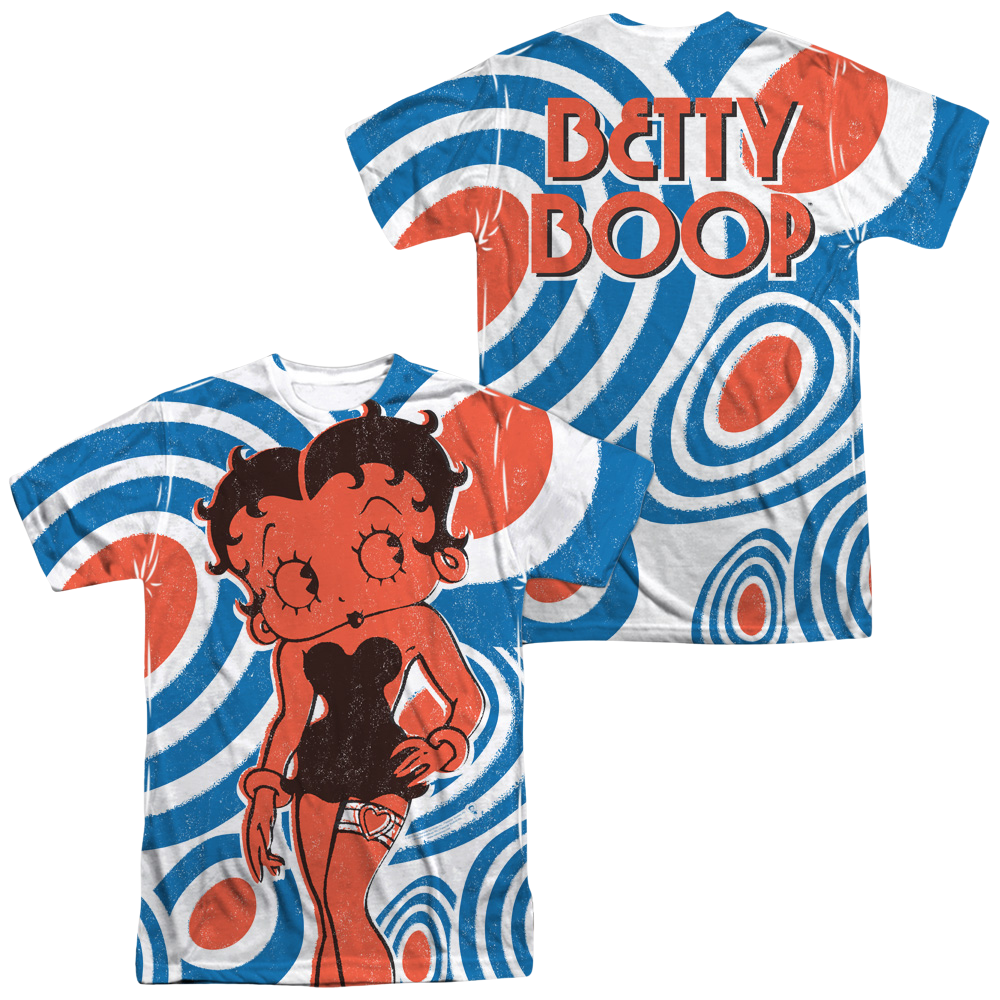 Betty Boop Mod Rings (Front/Back Print) - Men's All-Over Print T-Shirt