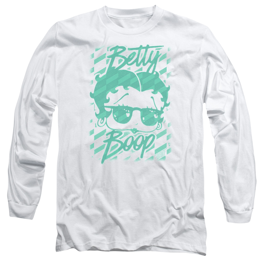 Betty Boop Summer Shades - Men's Long Sleeve T-Shirt Style001