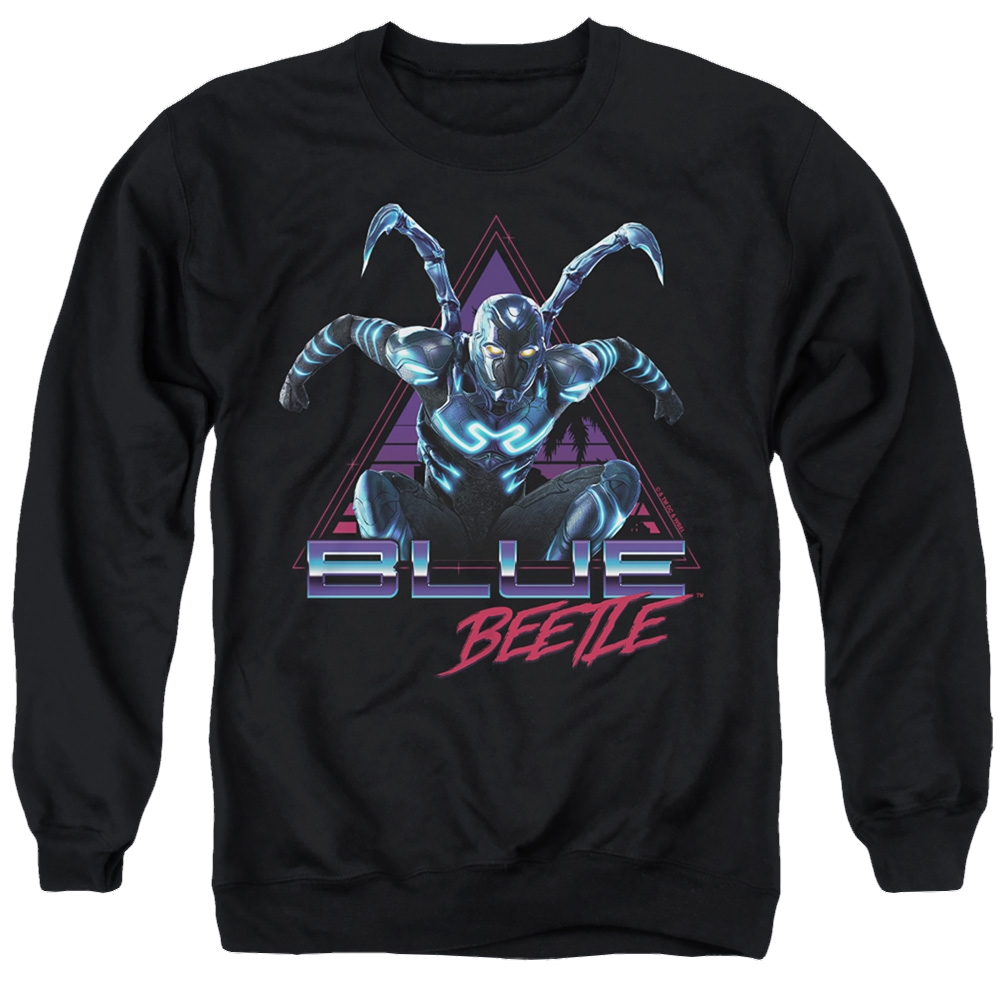BLUE BEETLE (2023) Leaping Triangle - Men's Crewneck Sweatshirt