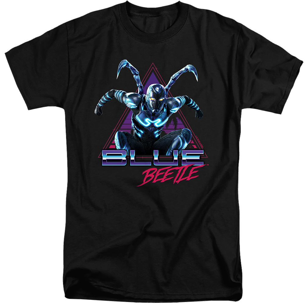 BLUE BEETLE (2023) Leaping Triangle - Men's Tall Fit T-Shirt