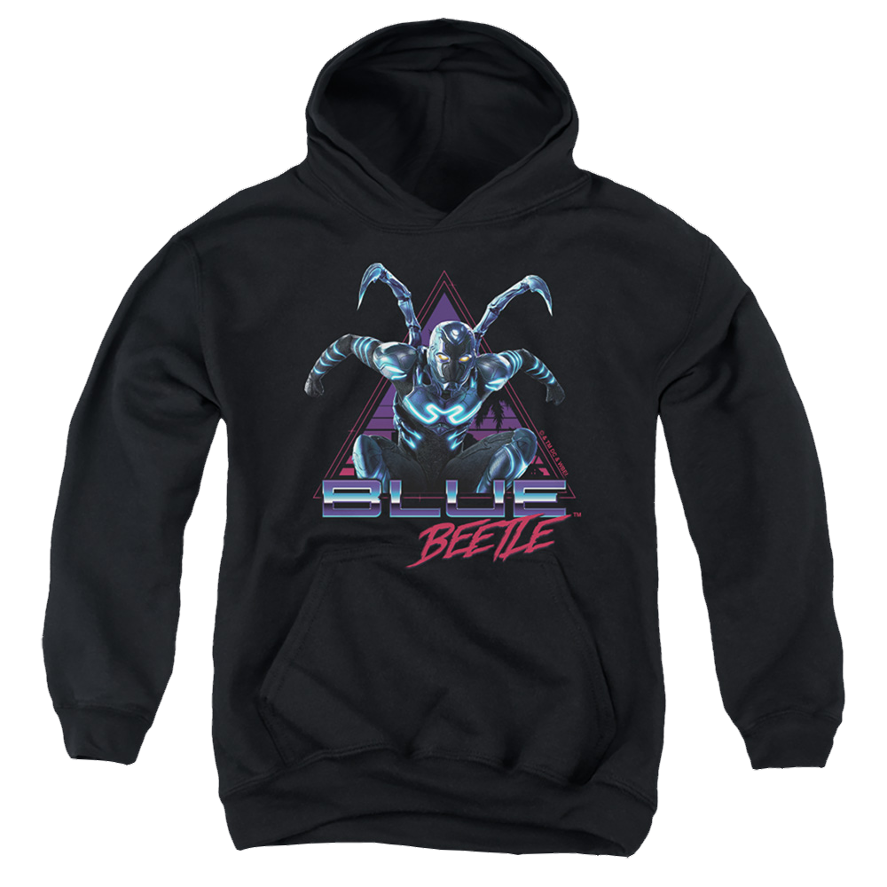 BLUE BEETLE (2023) Leaping Triangle - Youth Hoodie