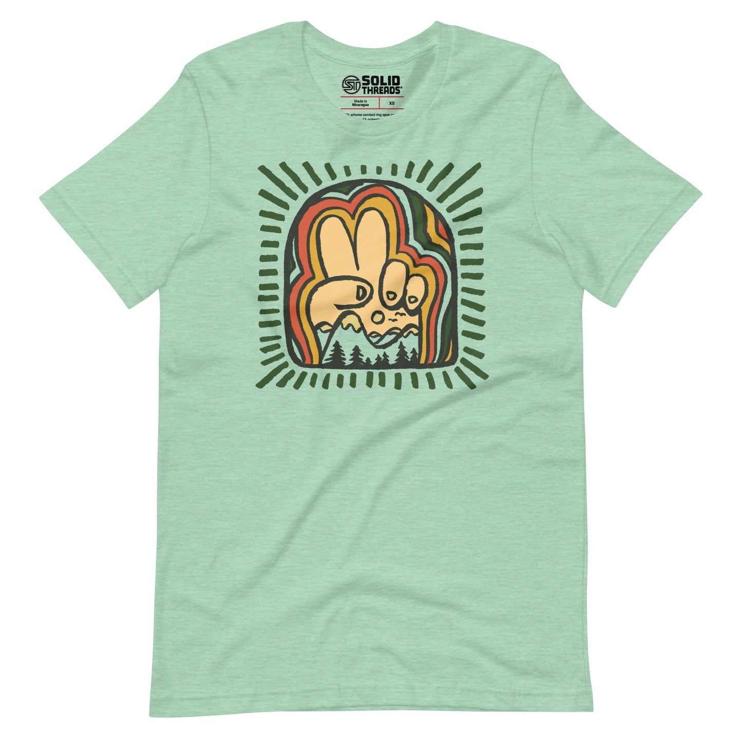 Peace Mountains | Design by Dylan Fant Soft Style T-Shirt
