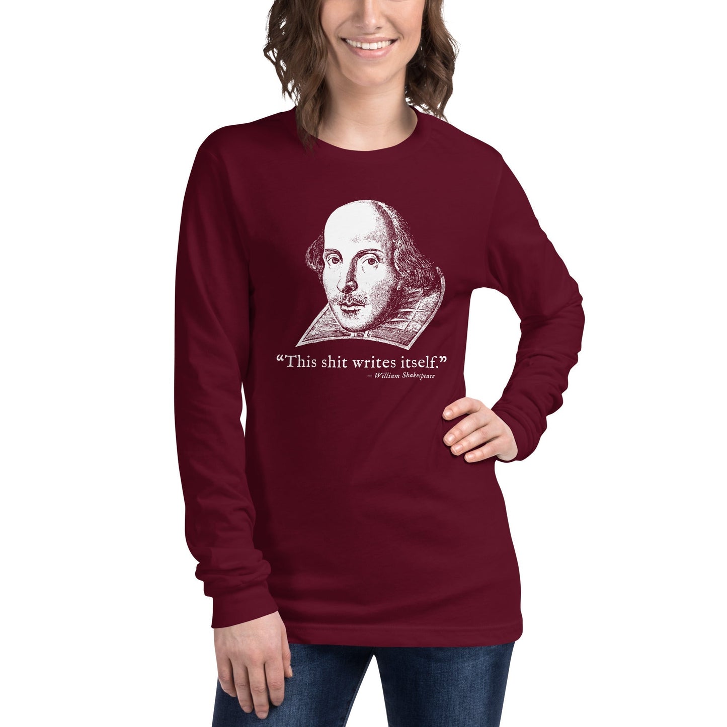 Unisex This Shit Writes Itself Long Sleeve T-Shirt