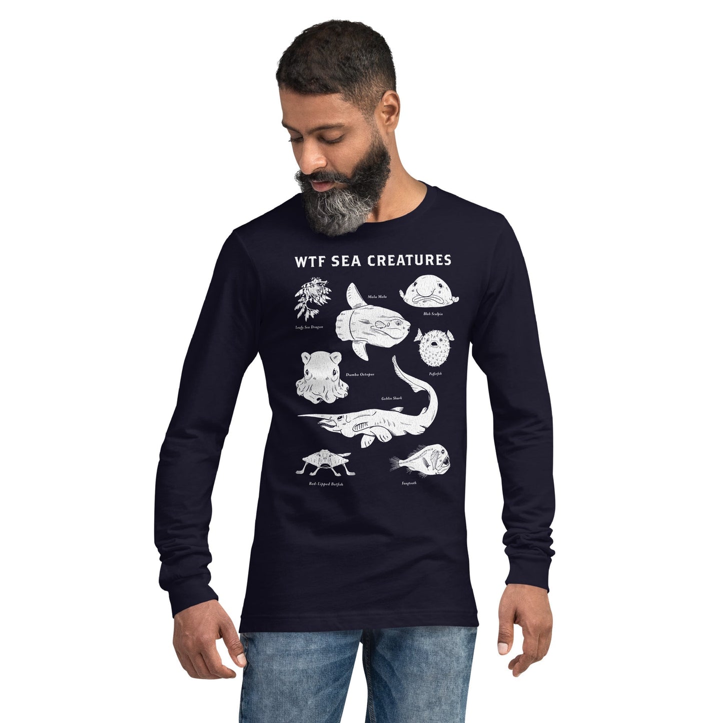WTF Sea Creatures Long Sleeve T-Shirt