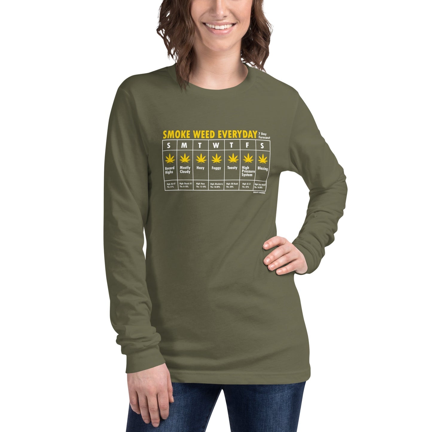 Unisex Smoke Weed Everyday Long Sleeve T-Shirt