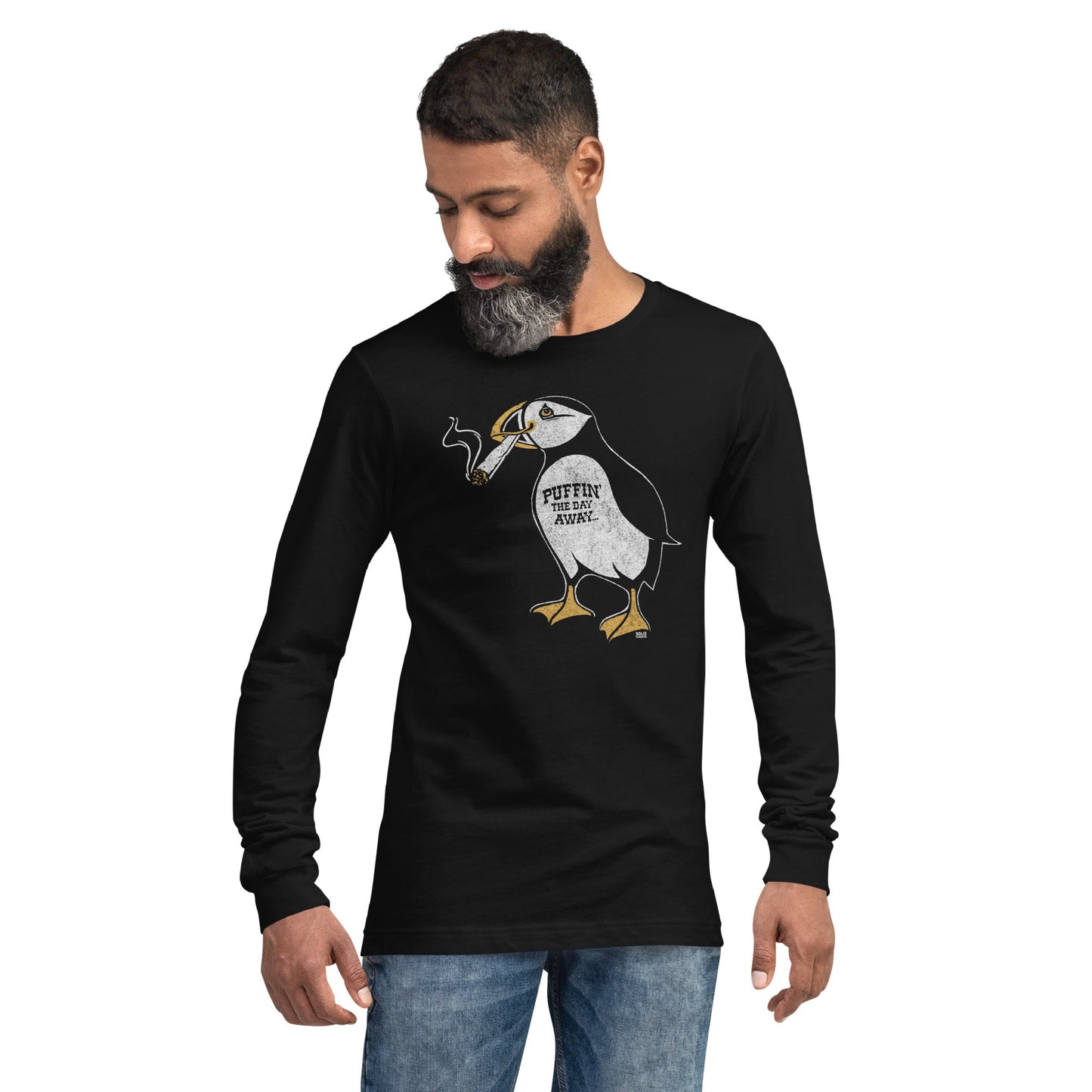 Unisex Puffin Away Long Sleeve T-Shirt