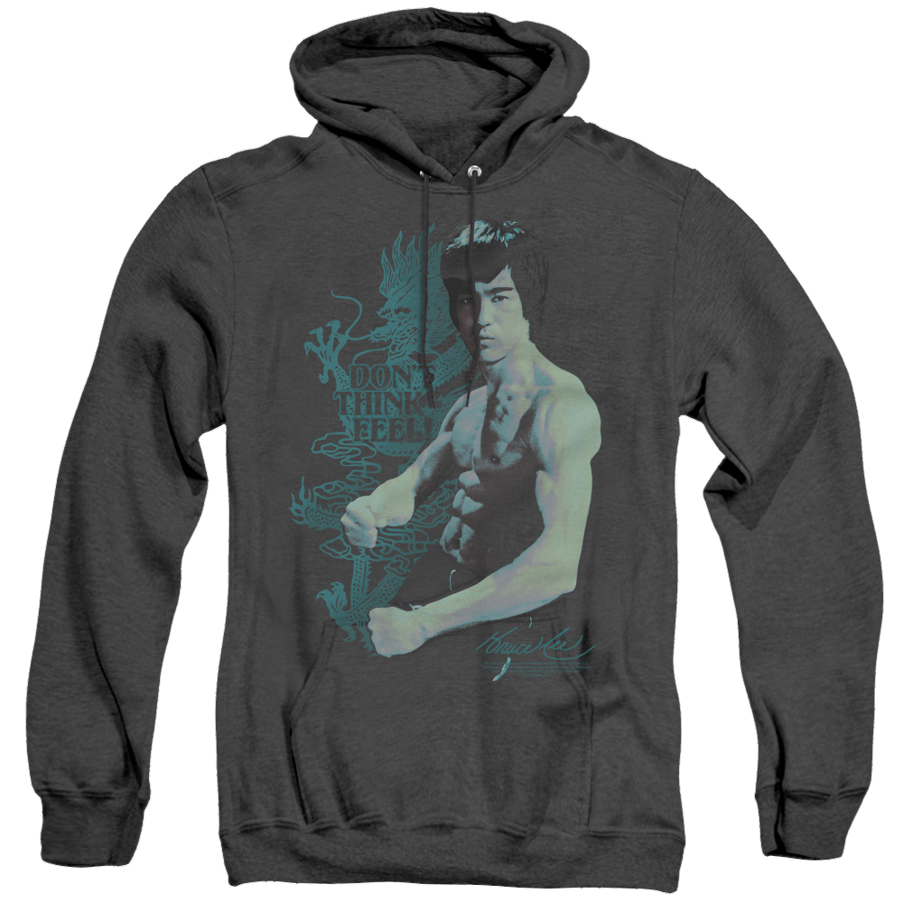 Bruce Lee Feel - Heather Pullover Hoodie