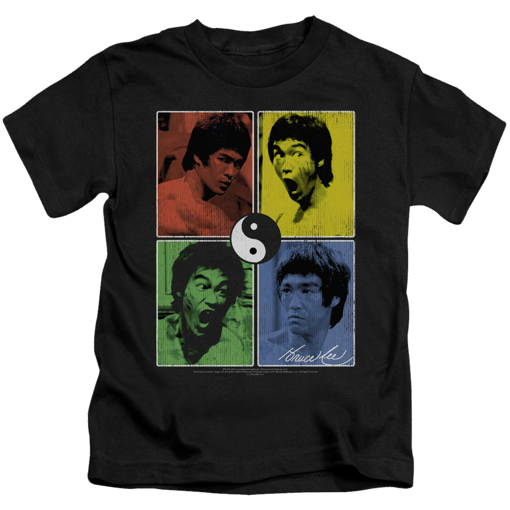 Bruce Lee Enter Color Block - Kid's T-Shirt (Ages 4-7)