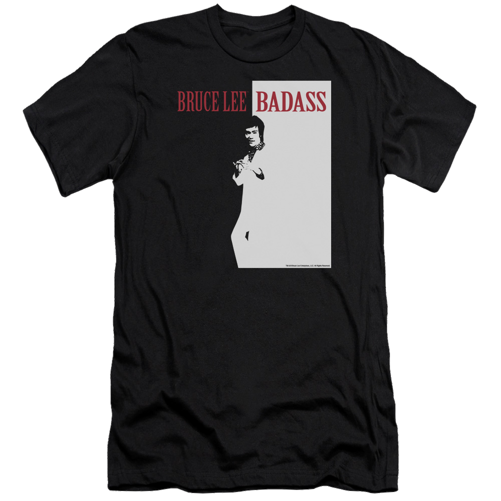Bruce Lee Badass - Men's Premium Slim Fit T-Shirt