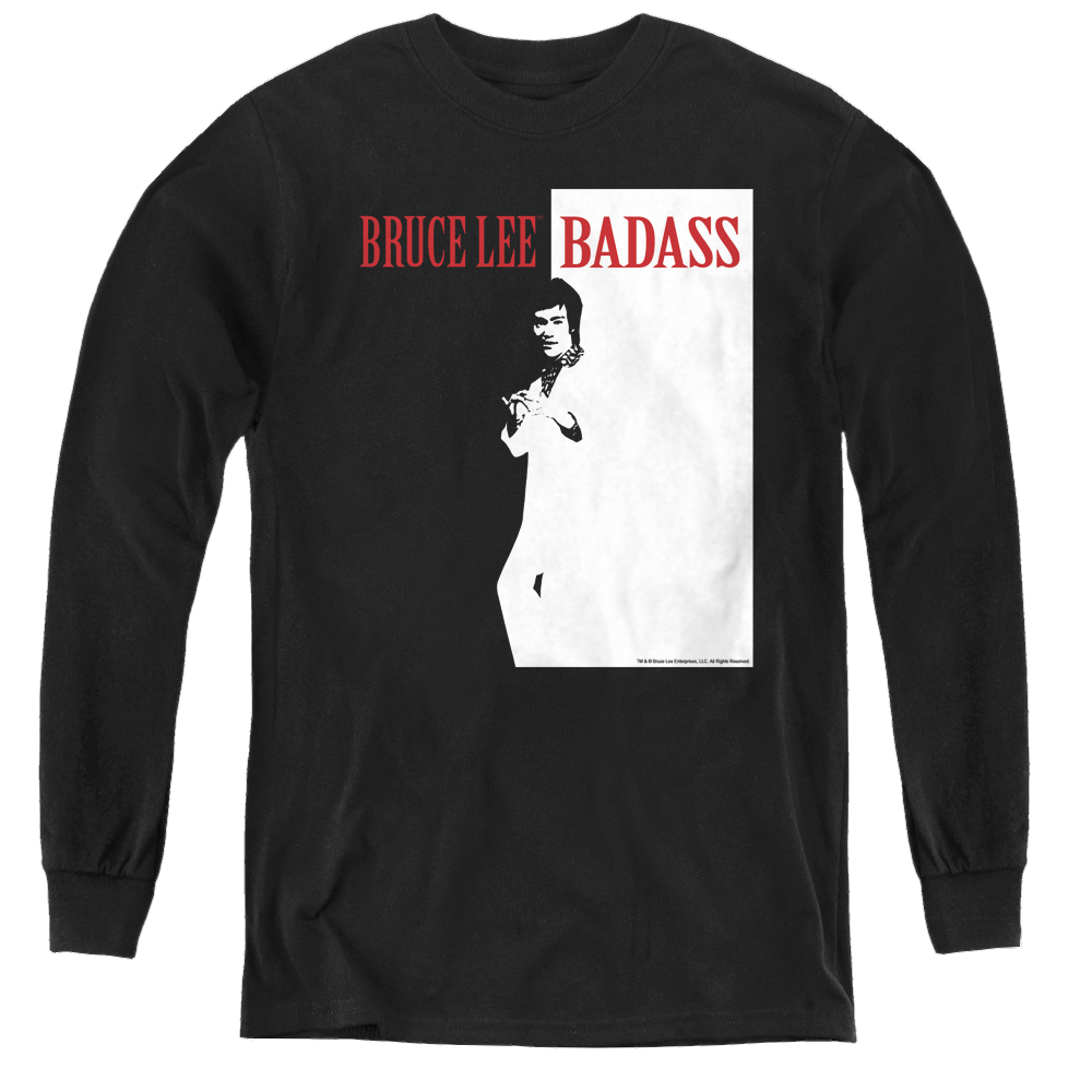 Bruce Lee Badass - Youth Long Sleeve T-Shirt