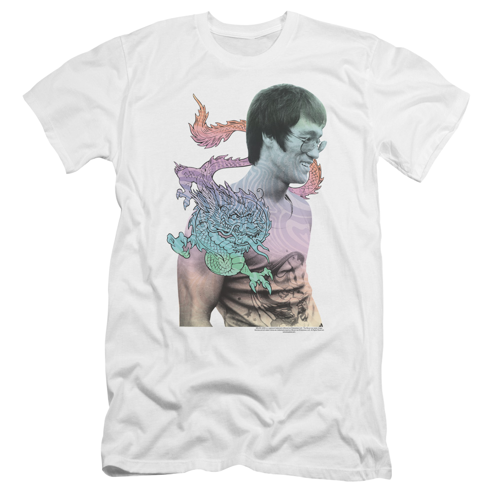 Bruce Lee A Little Bruce - Men's Premium Slim Fit T-Shirt