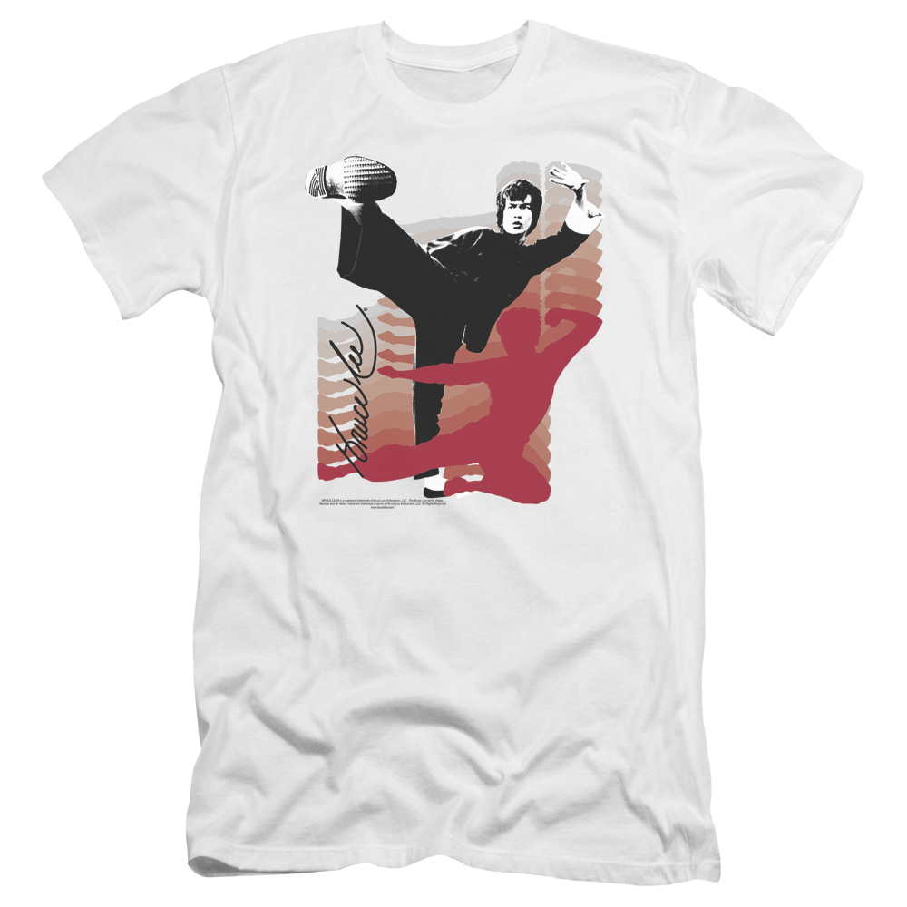 Bruce Lee Kick It - Men's Premium Slim Fit T-Shirt