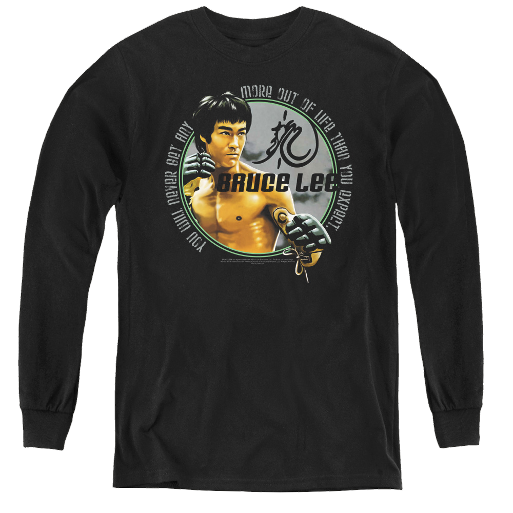 Bruce Lee Expectations - Youth Long Sleeve T-Shirt