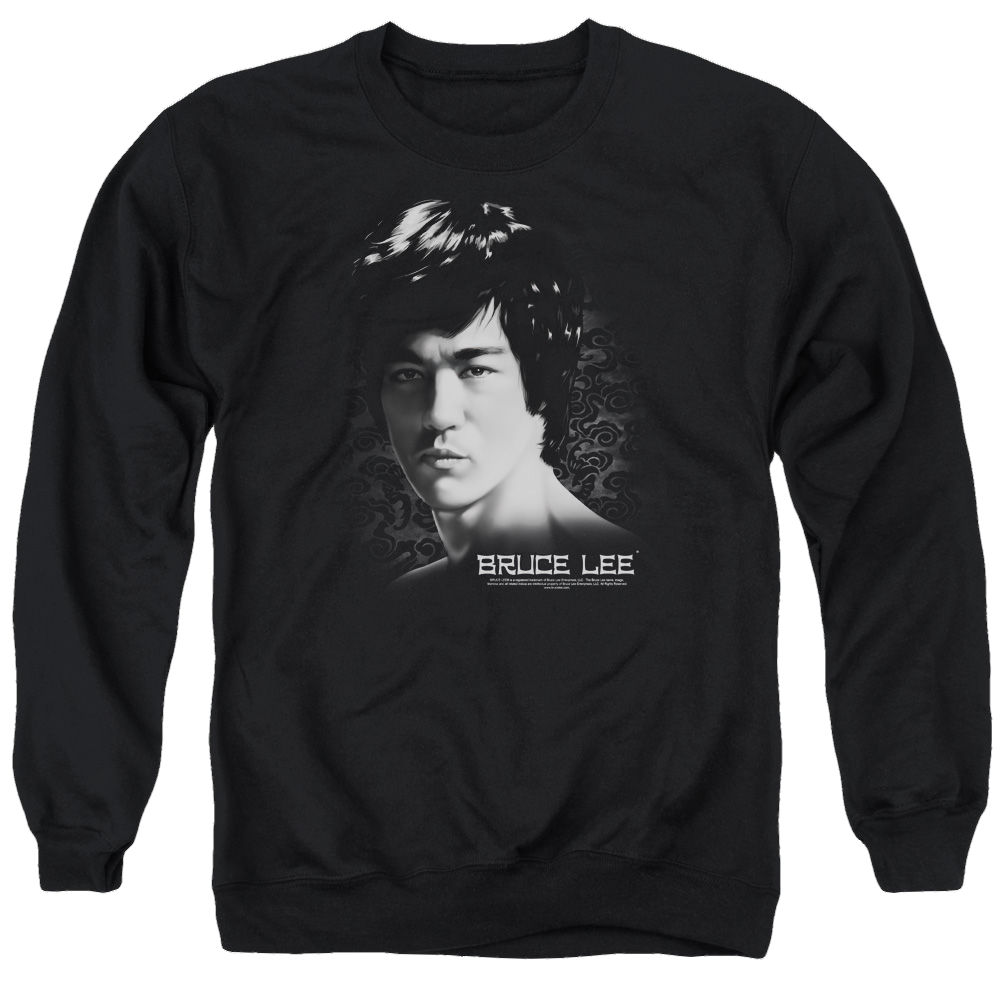 Bruce Lee In Your Face - Men's Crewneck Sweatshirt