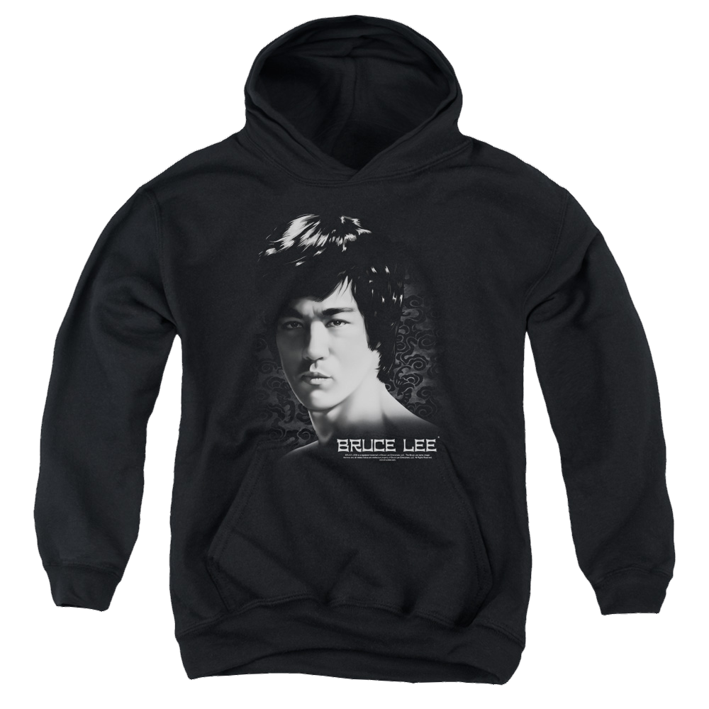 Bruce Lee In Your Face - Youth Hoodie (Ages 8-12)