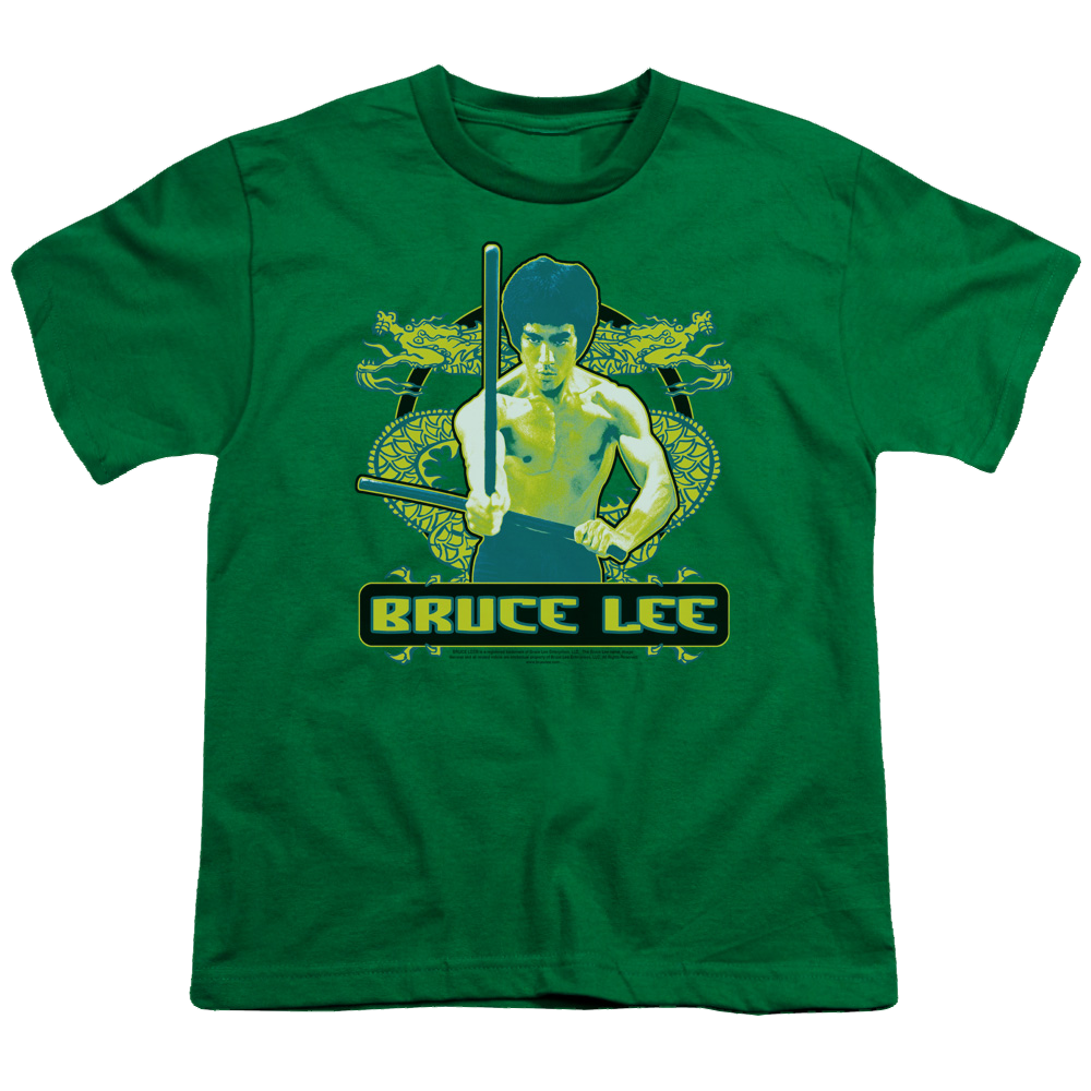 Bruce Lee Double Dragons - Youth T-Shirt (Ages 8-12)