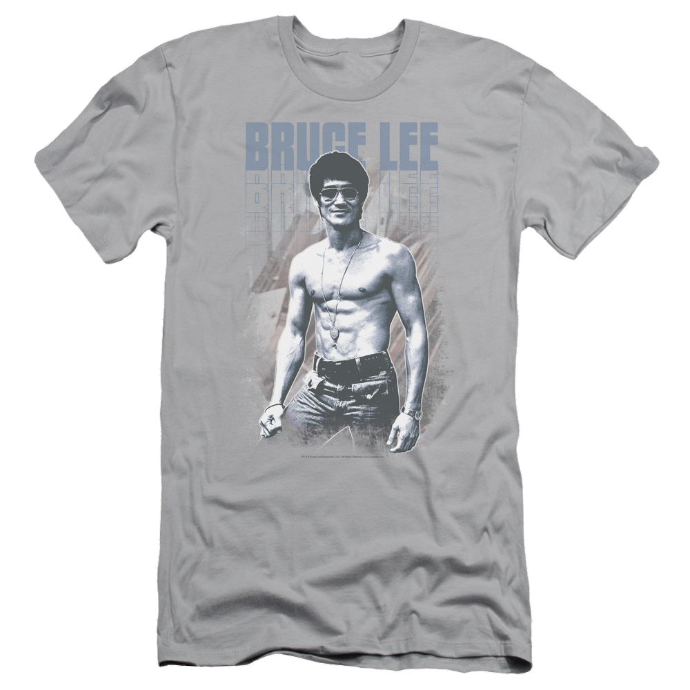 Bruce Lee Blue Jean Lee - Men's Slim Fit T-Shirt