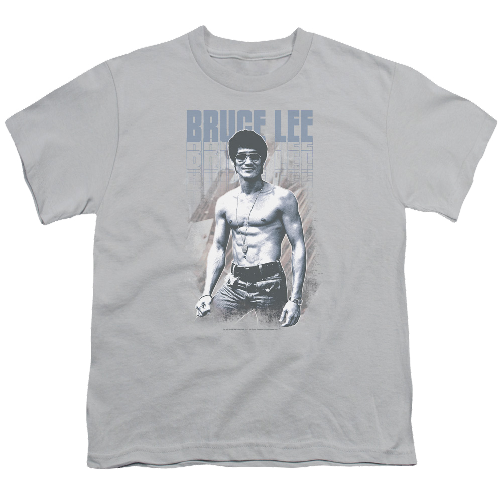 Bruce Lee Blue Jean Lee - Youth T-Shirt (Ages 8-12)